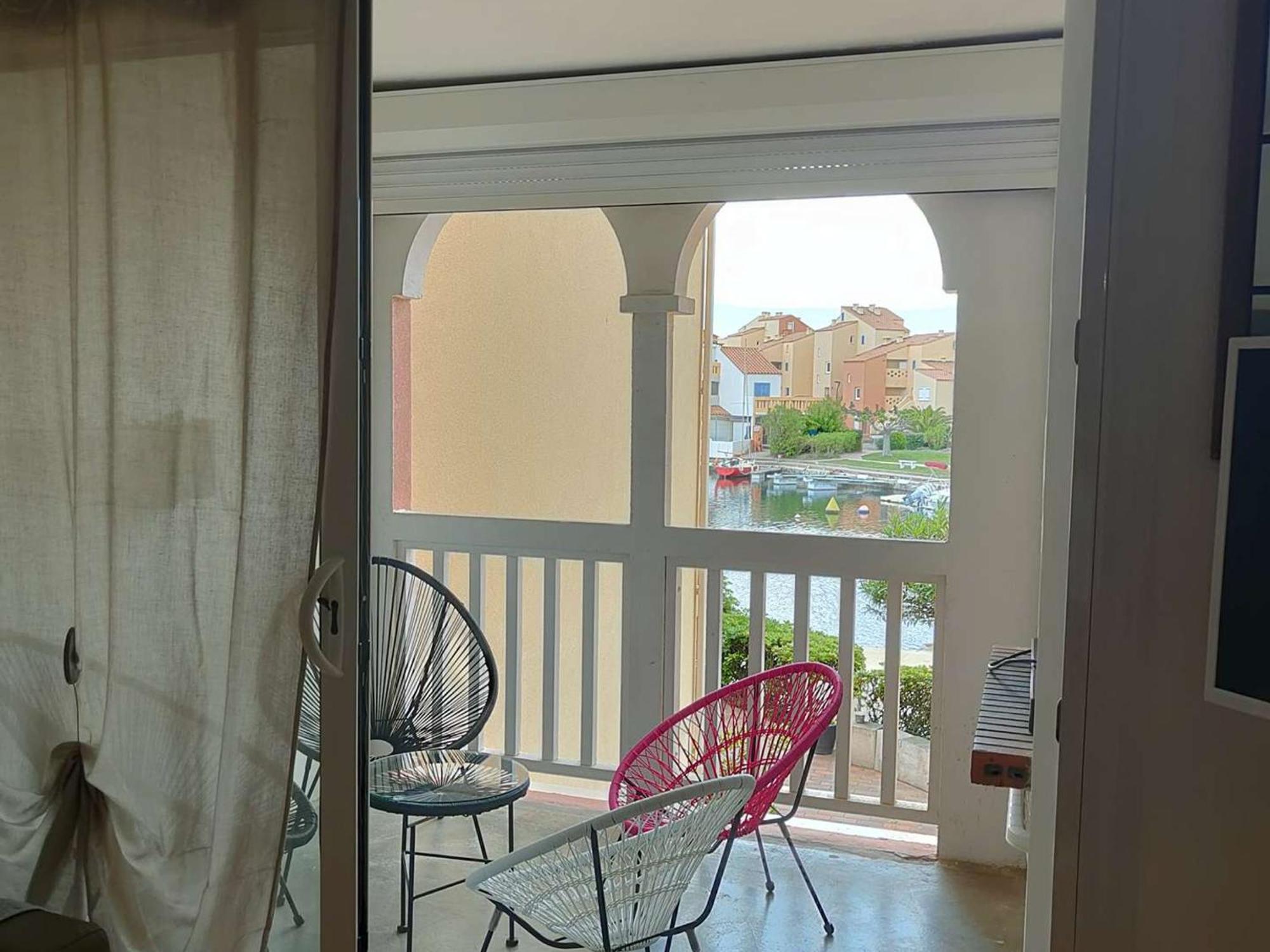 T2 Cabine Avec Terrasse Et Parking - Le Barcares - Fr-1-195-109 Apartment